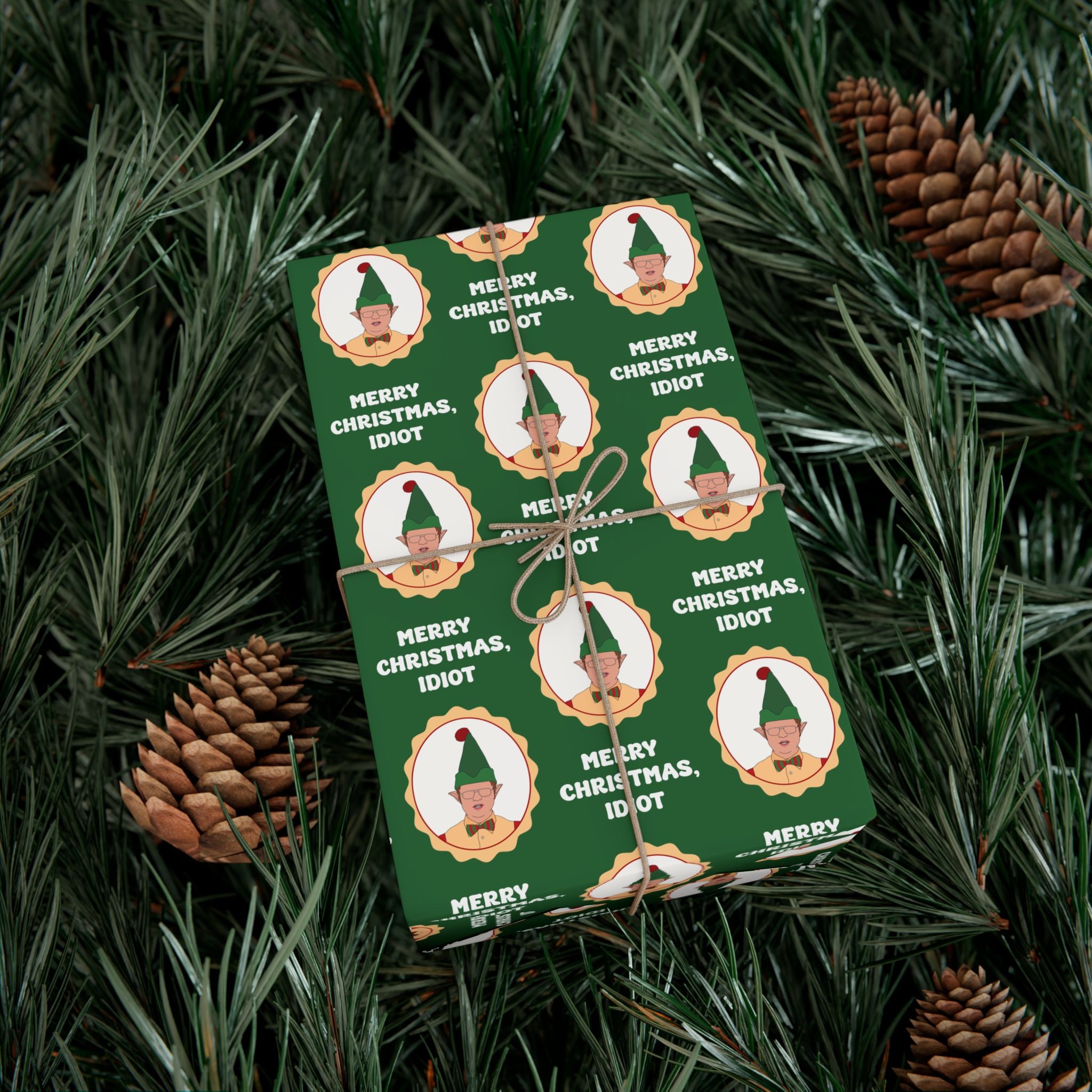 Dwight Schrute Elf Gift Wrap