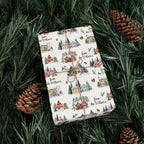 Custom Cottage Christmas Gift Wrap