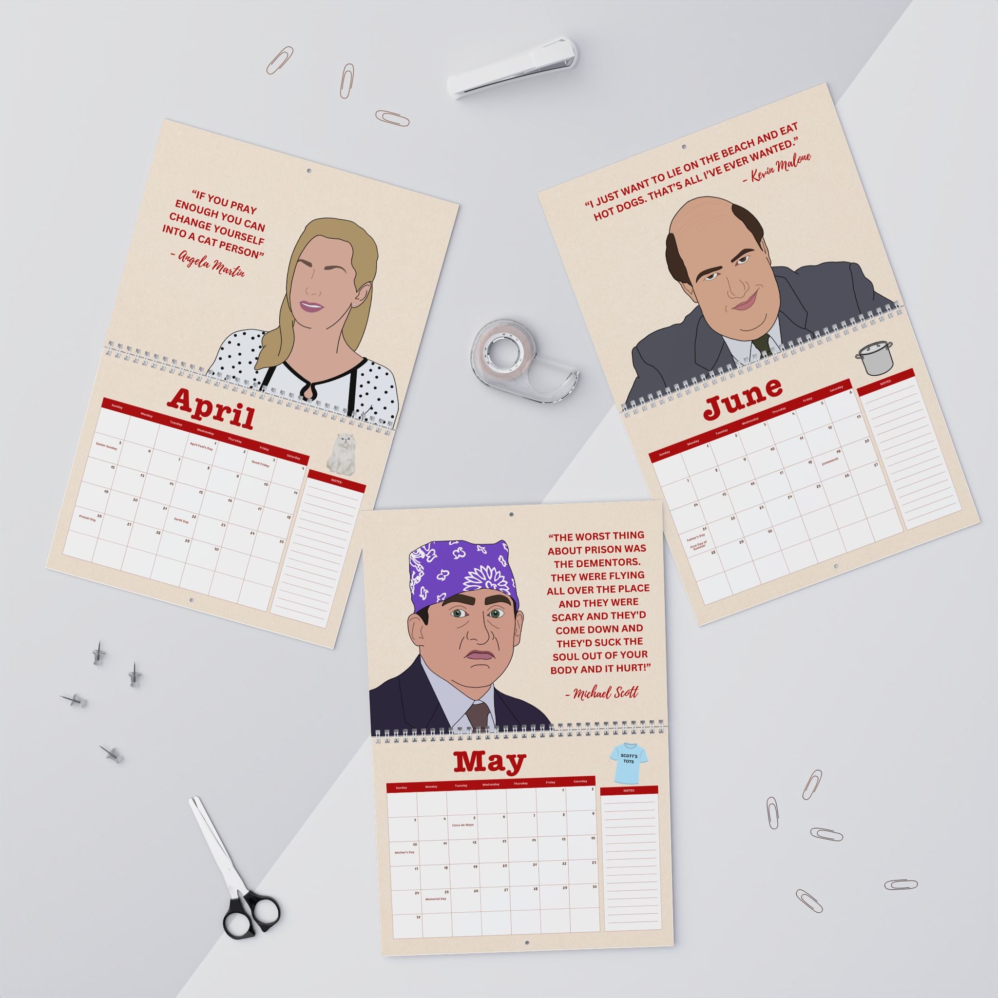 The Office 2026 Wall Calendar