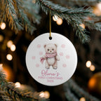 Baby Girl First Christmas Ornament