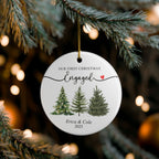 First Christmas Engaged Ornament