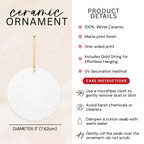 Baby Girl First Christmas Ornament