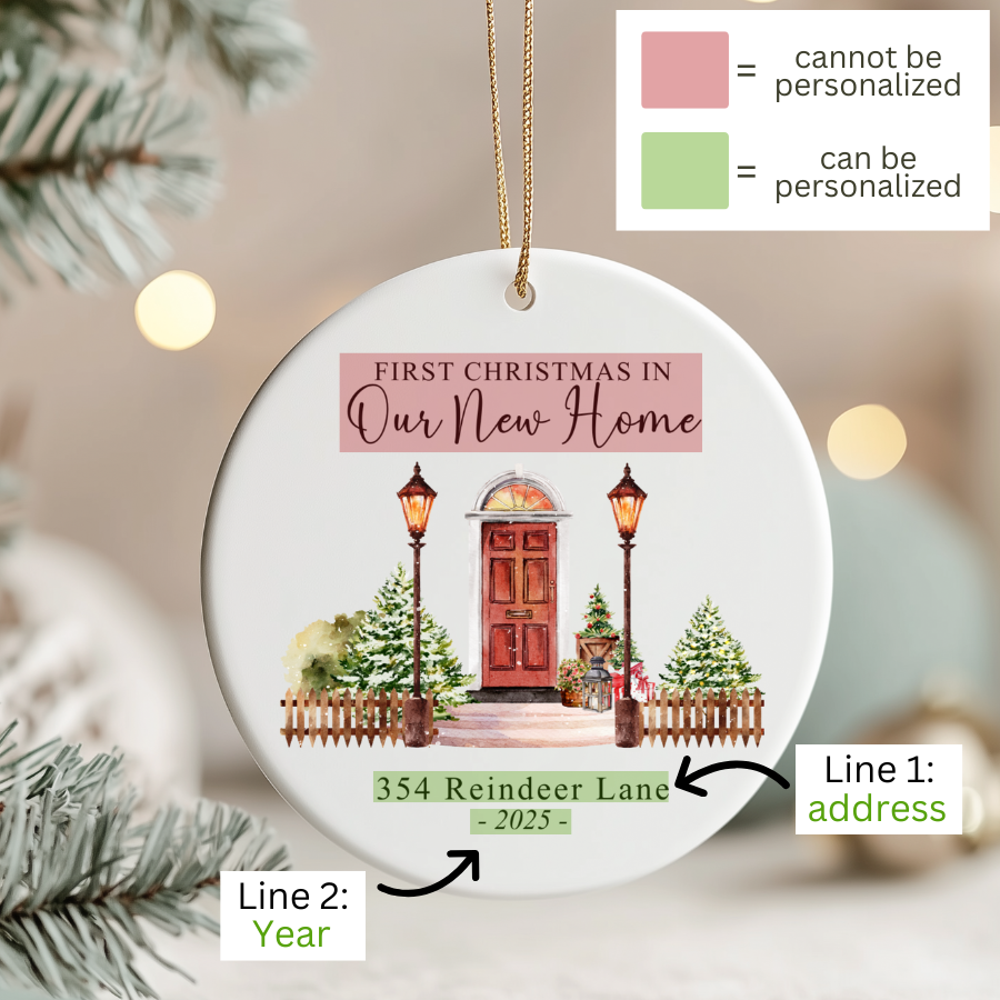New Home Christmas Ornament