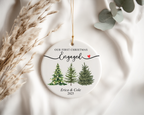 First Christmas Engaged Ornament