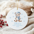 Baby Boy First Christmas Ornament