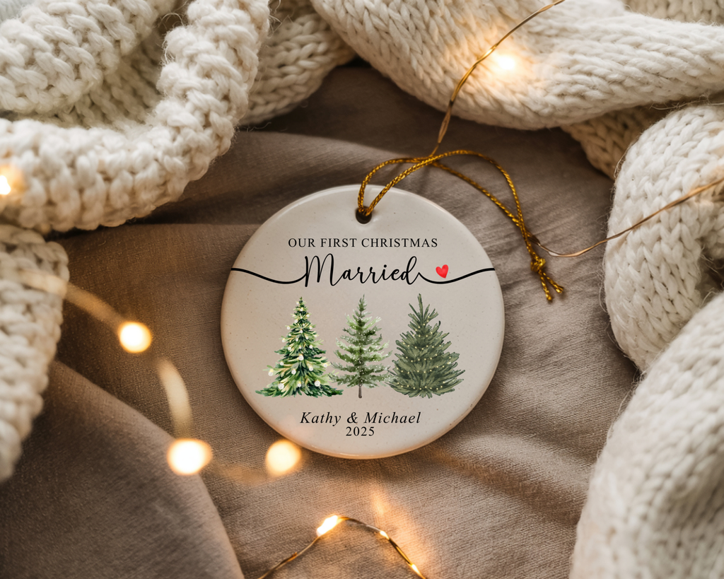 First Christmas Married Ornament
