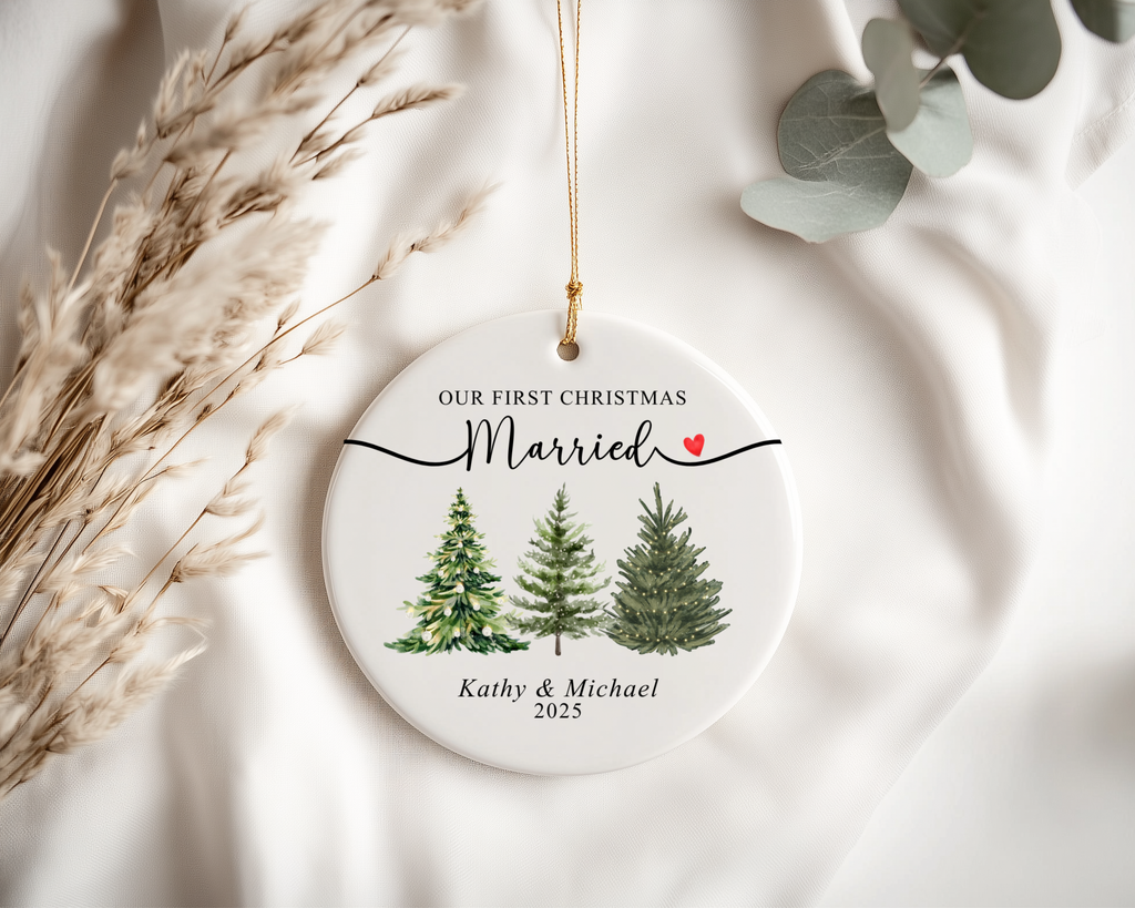 First Christmas Married Ornament
