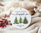 First Christmas Engaged Ornament
